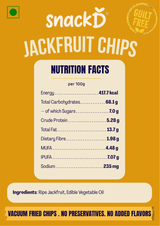 Jackfruit Chips Vaccum Fried - Sweet & Crispy
